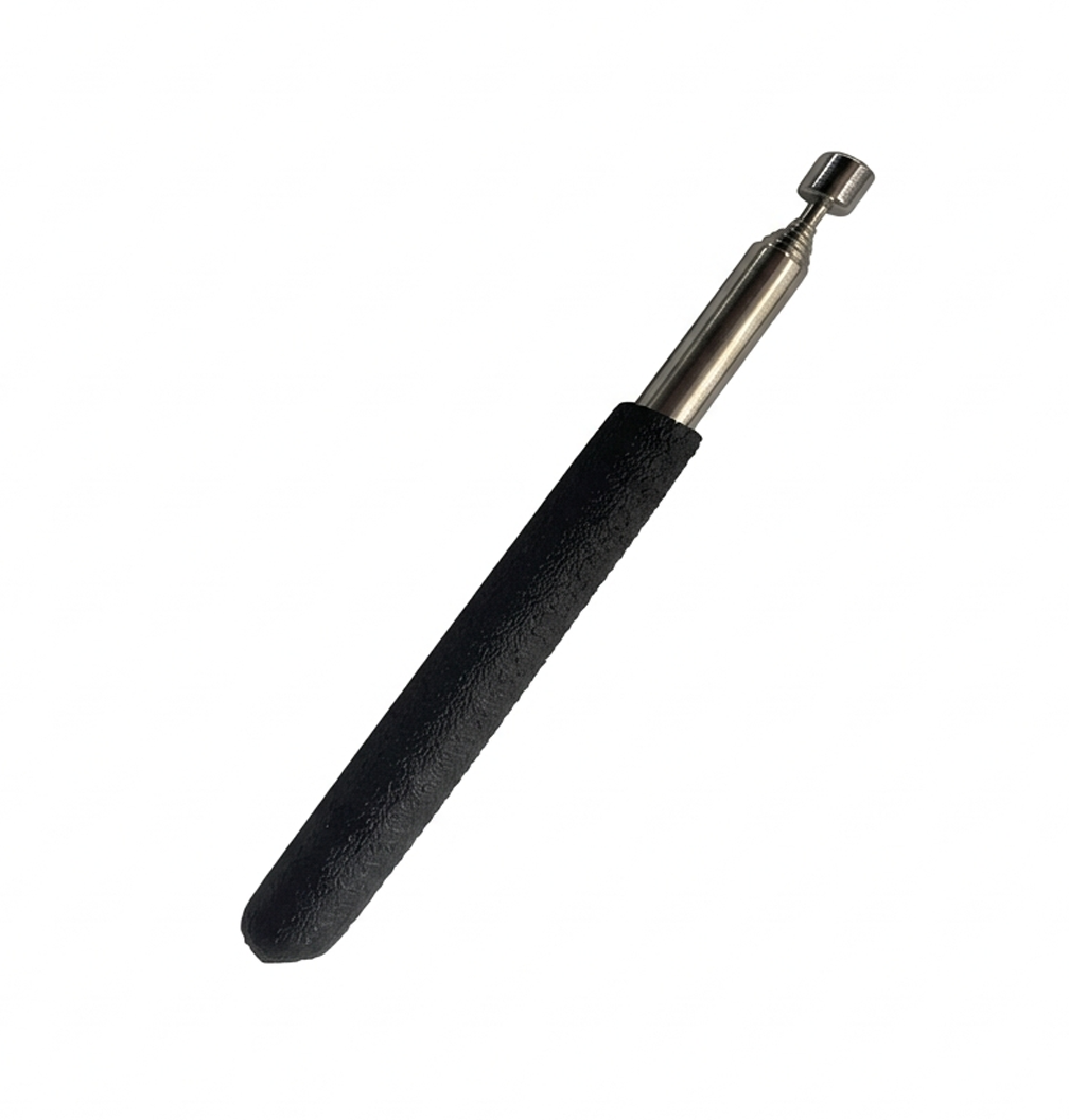 1.5 lb Magnetic Pick-Up Tool – 61.5 cm Reach, Straight Rubber Grip